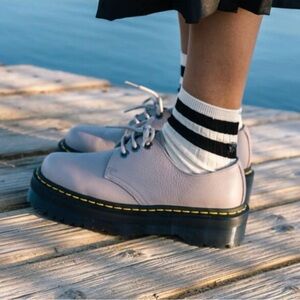 Dr. Martens Unisex 1461 Quad II Platform, Vintage Taupe